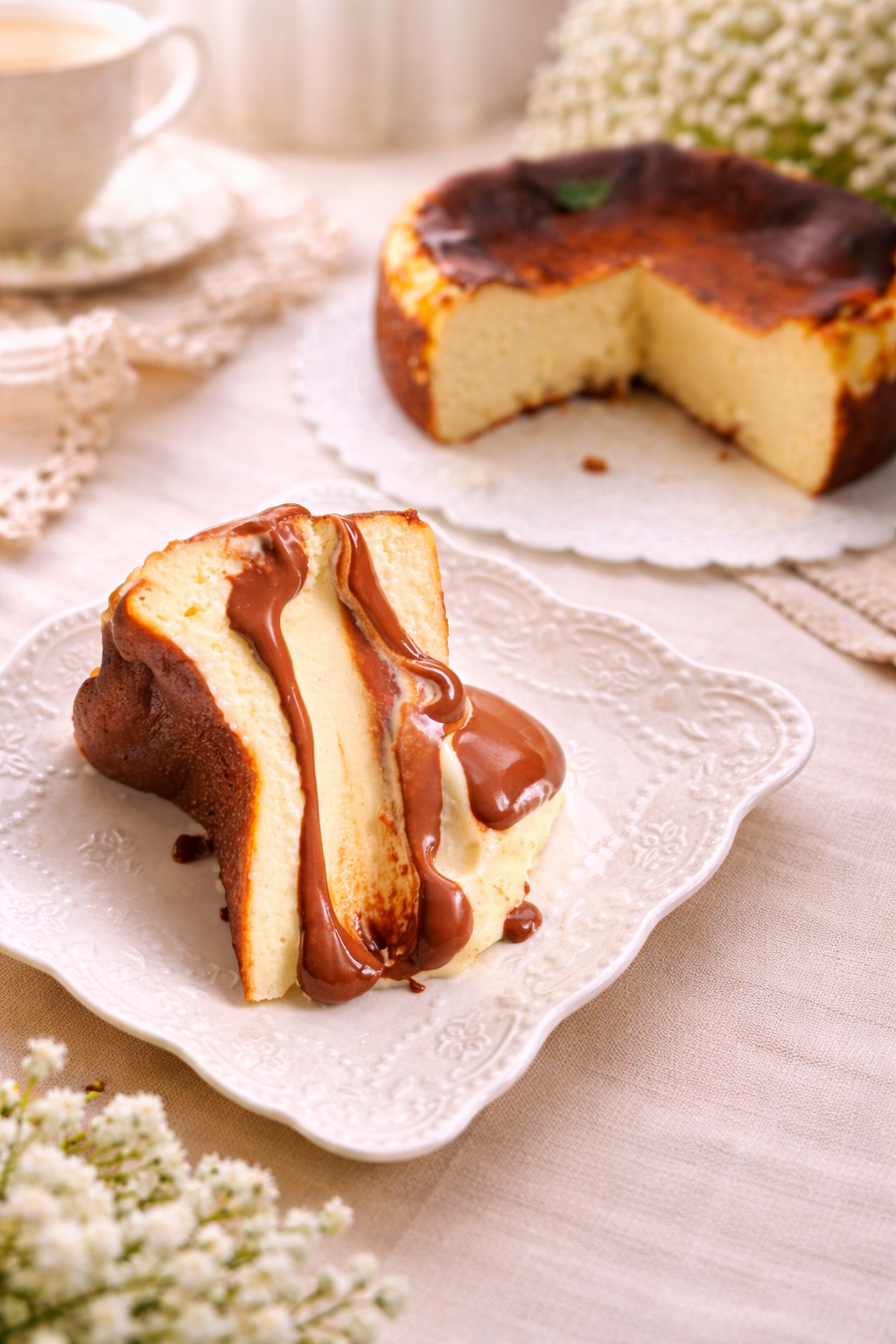 Vanilla Basque Burnt Cheesecake
