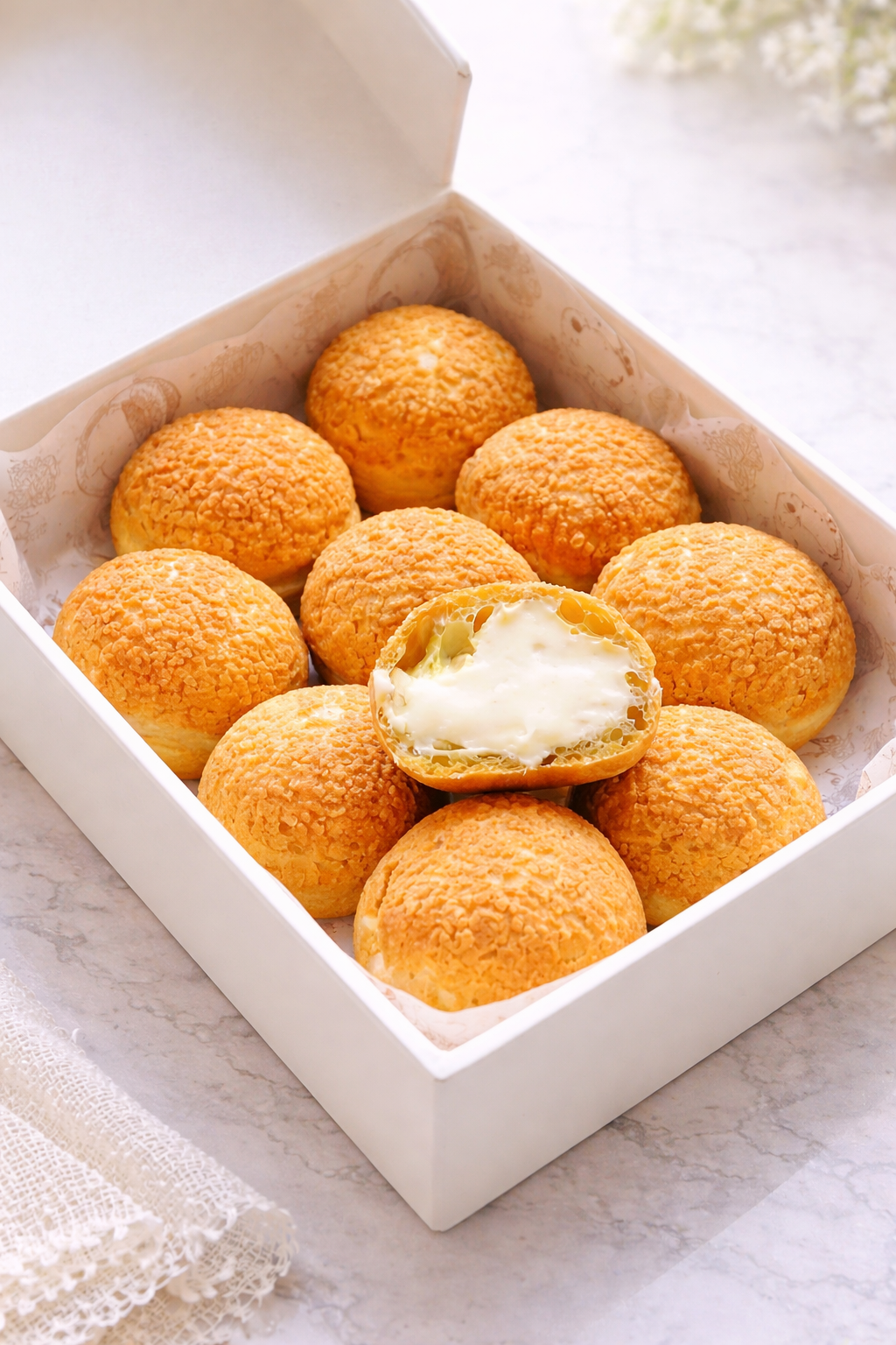 Madagascan Vanilla Choux
