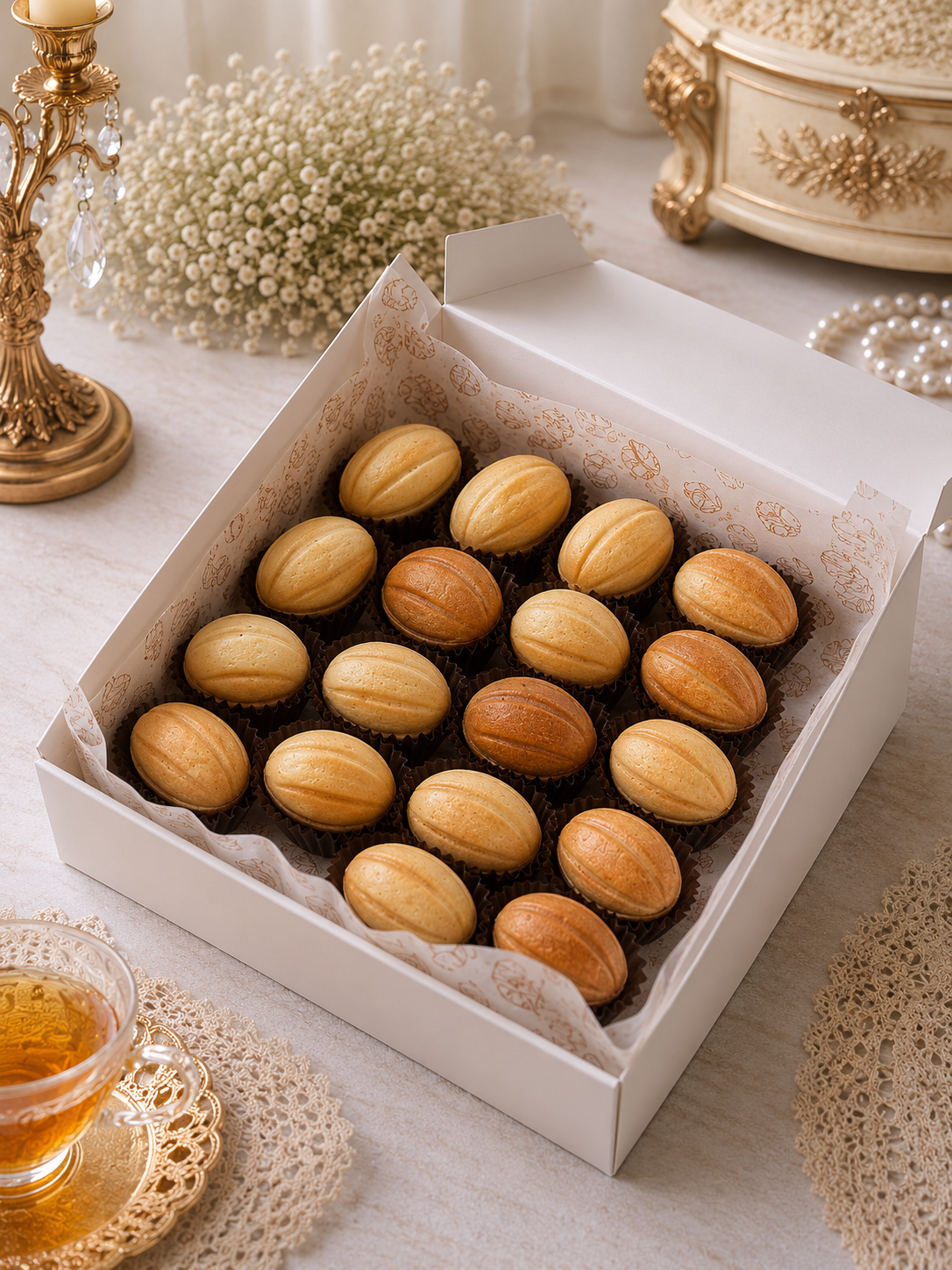 Oreshki with Dulce de Leche