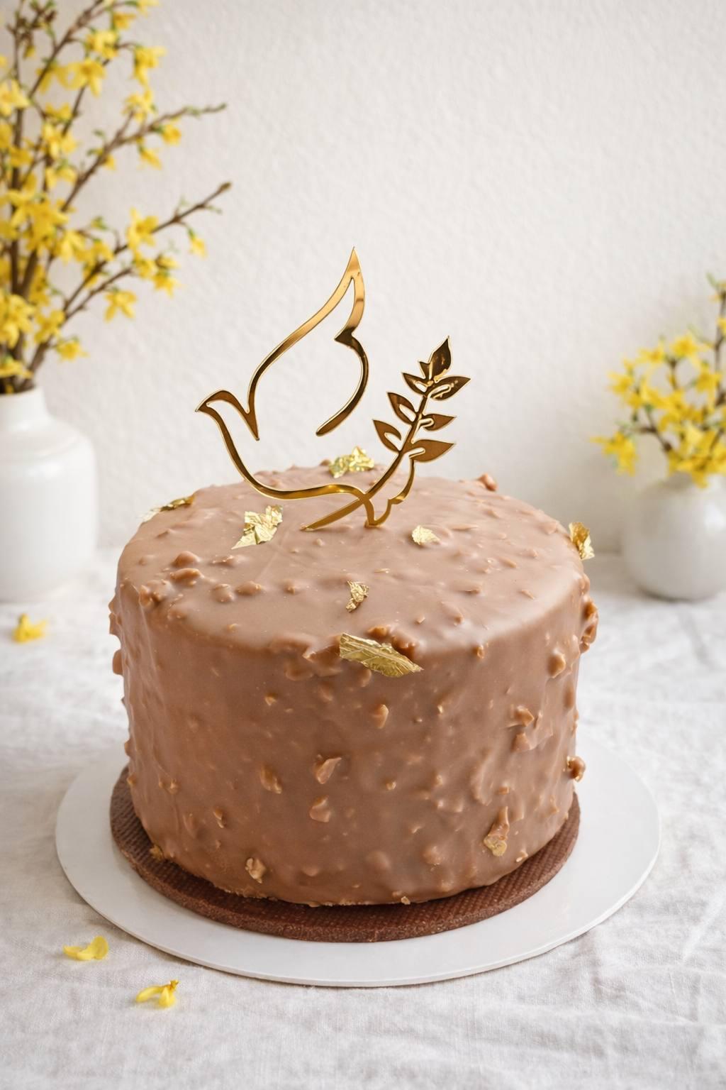 Cottage Cheese Easter Dessert (Three Chocolates)
