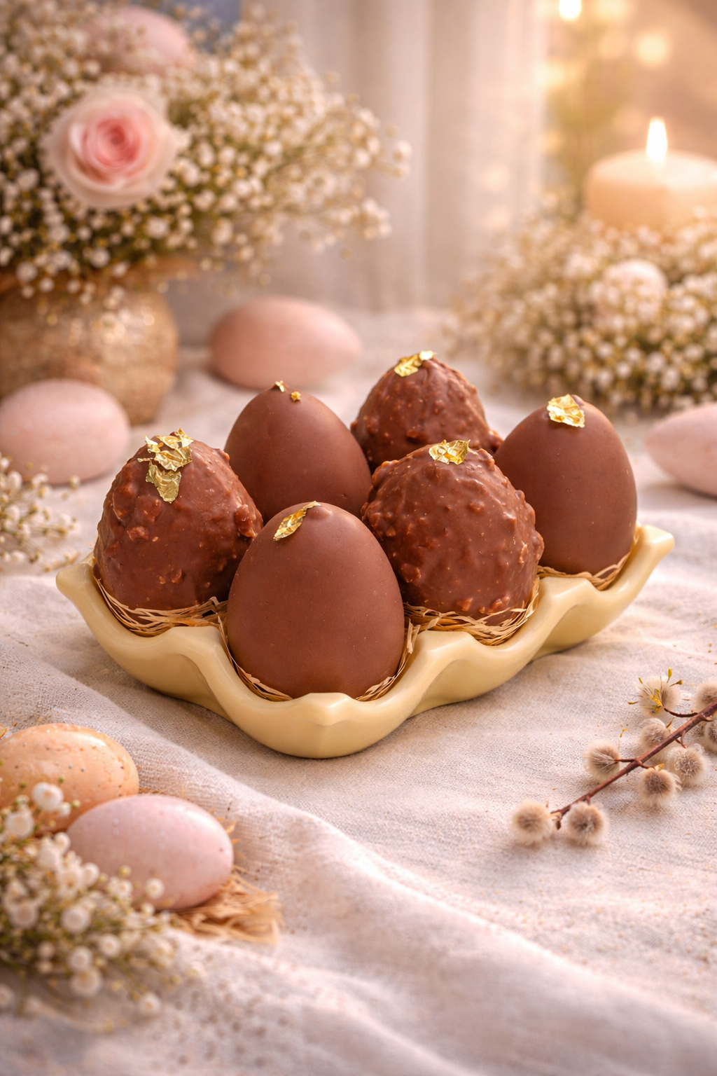 Chocolate Kartoshka Toffee Eggs Angle 2